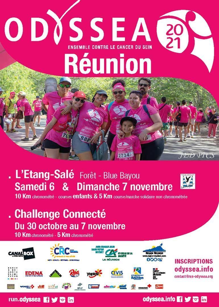 RunOdyssea's tweet image. ODYSSEA REUNION 2021, 2 formules possibles.
1️⃣  🇷🇪 l'Etang-salé - forêt Blue Bayou - les 6 &amp;amp; 7 novembre 2021 :  
- course de 10km ⏱️ chronométrée, ou 5km non chronométrée - Pass sanitaire requis 😄
2️⃣ 🌎 En challenge connecté -  du 30 octobre au 7 novembre 2021