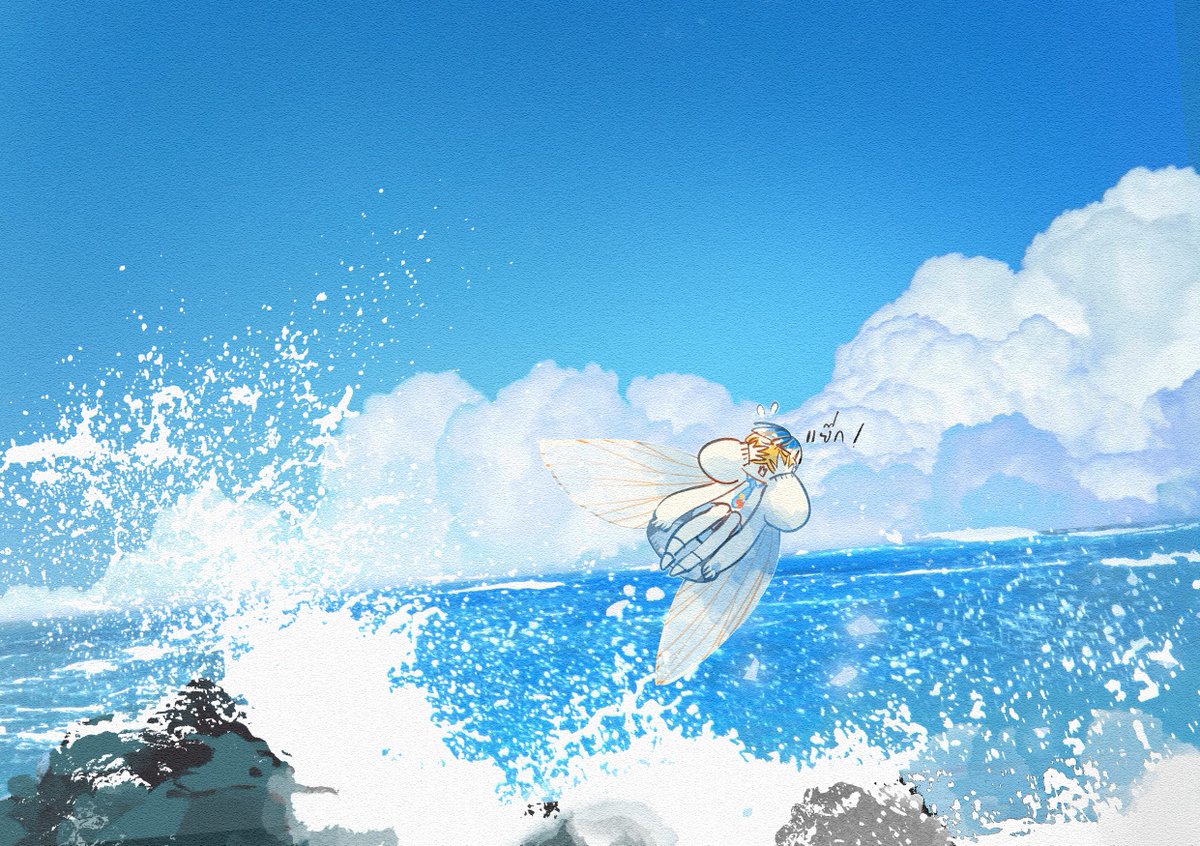 「#af_au #flii_af_au
วัดสำมะโนประชากรชาวปล」|mocon漠咳咳 🌊Good old day at Okinawa🌊のイラスト