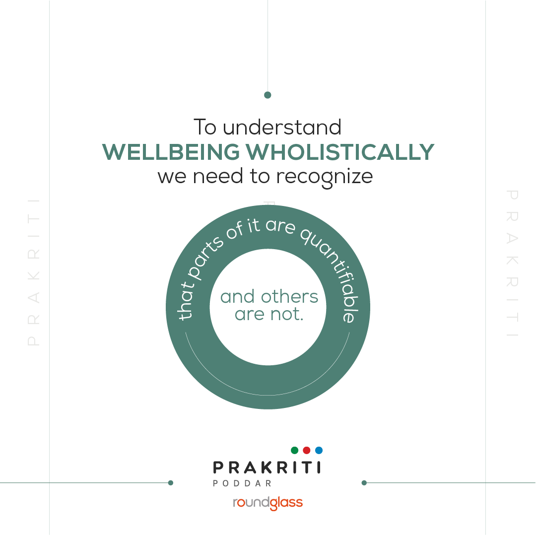 prakritipoddar_'s tweet photo. To understand #wellbeing #wholistically, we need to recognize that parts of it are #quantifiable, and others are not.

#wholisticwellbeing  
#roundglass  
#mentalawareness  #mentalhealth https://t.co/4EfooVHlIc
