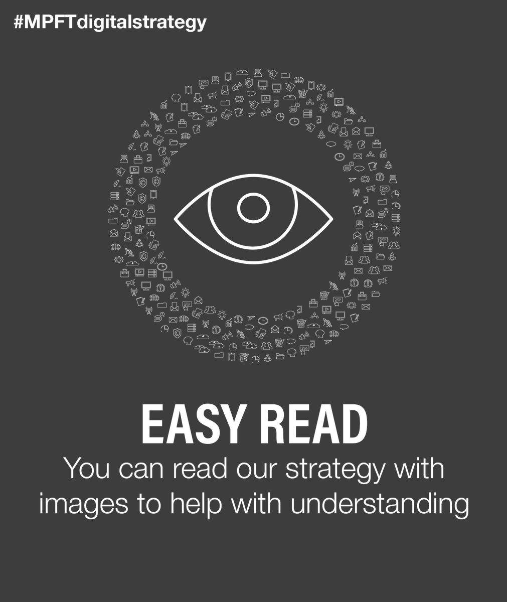 MpftDigital's tweet photo. We would like as many people to understand what the #MPFTdigitalstrategy means to them

One way is through an easy read and video version

If you or someone you know finds this kind of material helpful, let us know if we can make it better

https://t.co/hLswlCheYp https://t.co/fz9ZstQLis