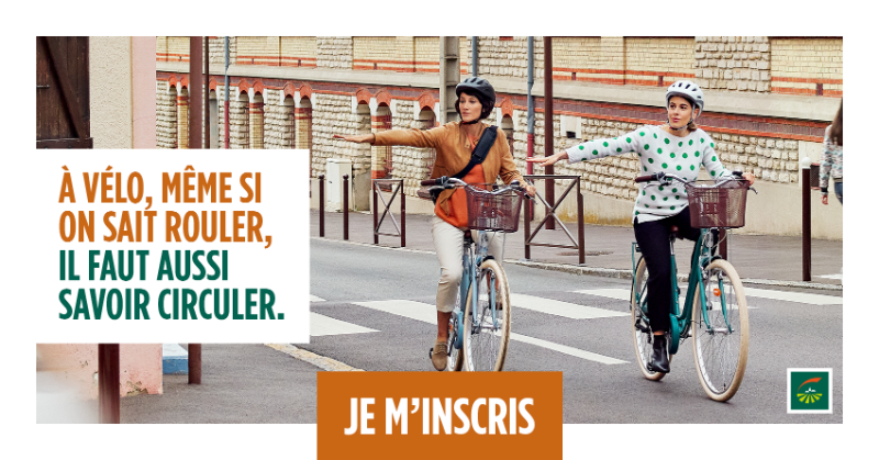 Groupama's tweet photo. Adoptez les bons gestes de #sécurité et circulez à #vélo en toute confiance, en vous formant avec l’équipe @GroupamaFDJ.

En route vers la formation « En piste cyclable !».
#ParPassionDuVélo #Prévention