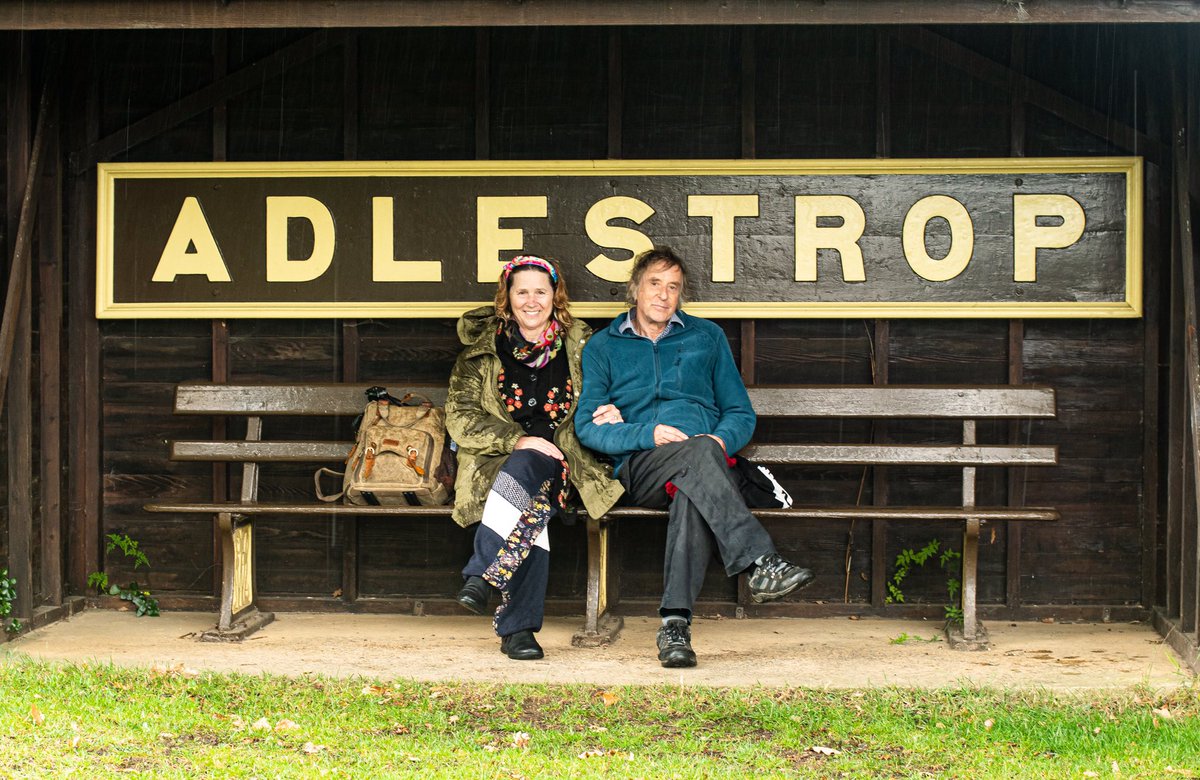 Ruth <a href="/RuthieGledhill/">Ruth Gledhill</a> and my latest trip for our #PlaceofthePoem project: Adlestrop, site of #EdwardThomas’s world-famous poem. 

alanfranks.org/2021/10/10/adl…

#poetry #MotivationMonday