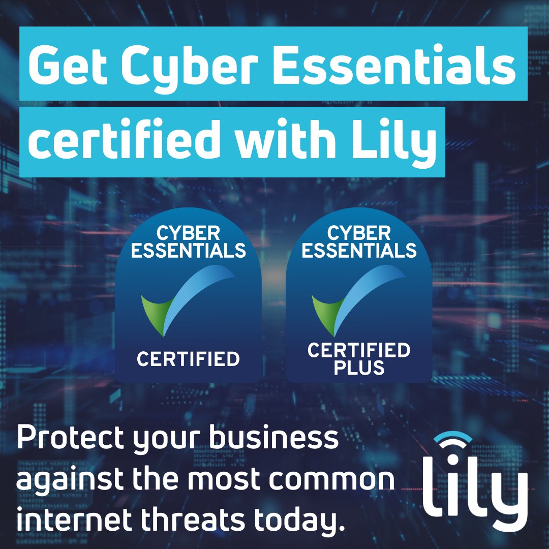At Lily, we can get you Cyber Essentials certified in no time. One of our IT consultants will help you fill in the online questionnaire and pinpoint any weaknesses in your network that could lead to failure💻

Get in touch today ow.ly/9Y0u50GnwJl

#cyberessentials