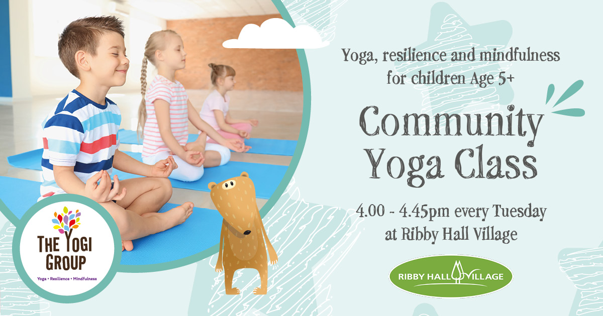 Join our brand new Yoga, resilience and mindfulness class for children Age 5 and above every Tuesday at @ribbyhall Village. Places are limited so book now on 01772 682000 🧡🧘 #kidsyoga #EveryMindMatters #kidswellness #mindfulness #mentalhealthmatters #kidsclasses #ribbyhall