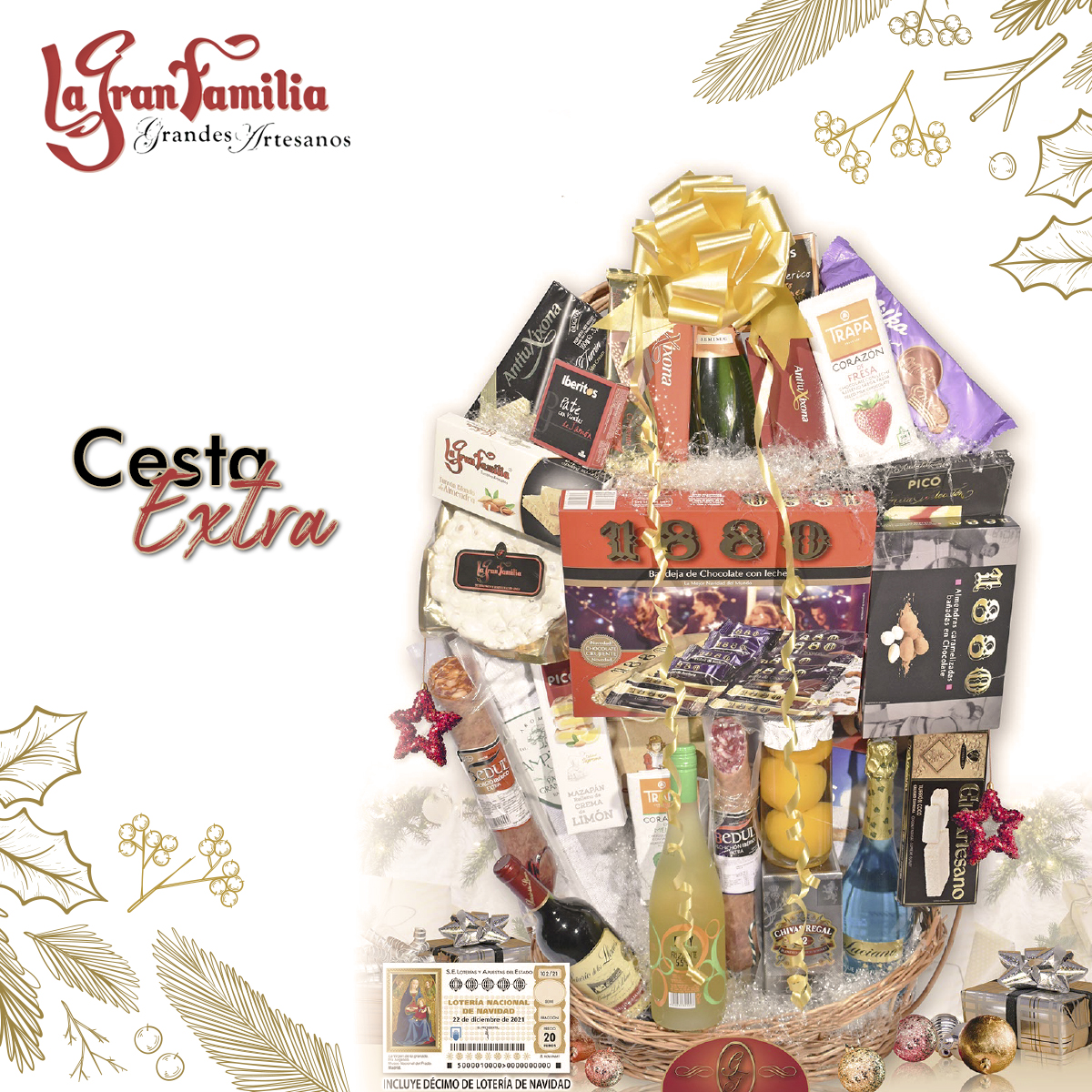 TurronesLGF's tweet image. Ya puedes hacer la reserva de nuestras #CestasDeNavidad con productos #Premium para tus #empleados, #familia o #clientes 🎁 Contacta con nosotros, haz tu pedido o solicita tu catálogo para descubrir nuestra variedad al completo