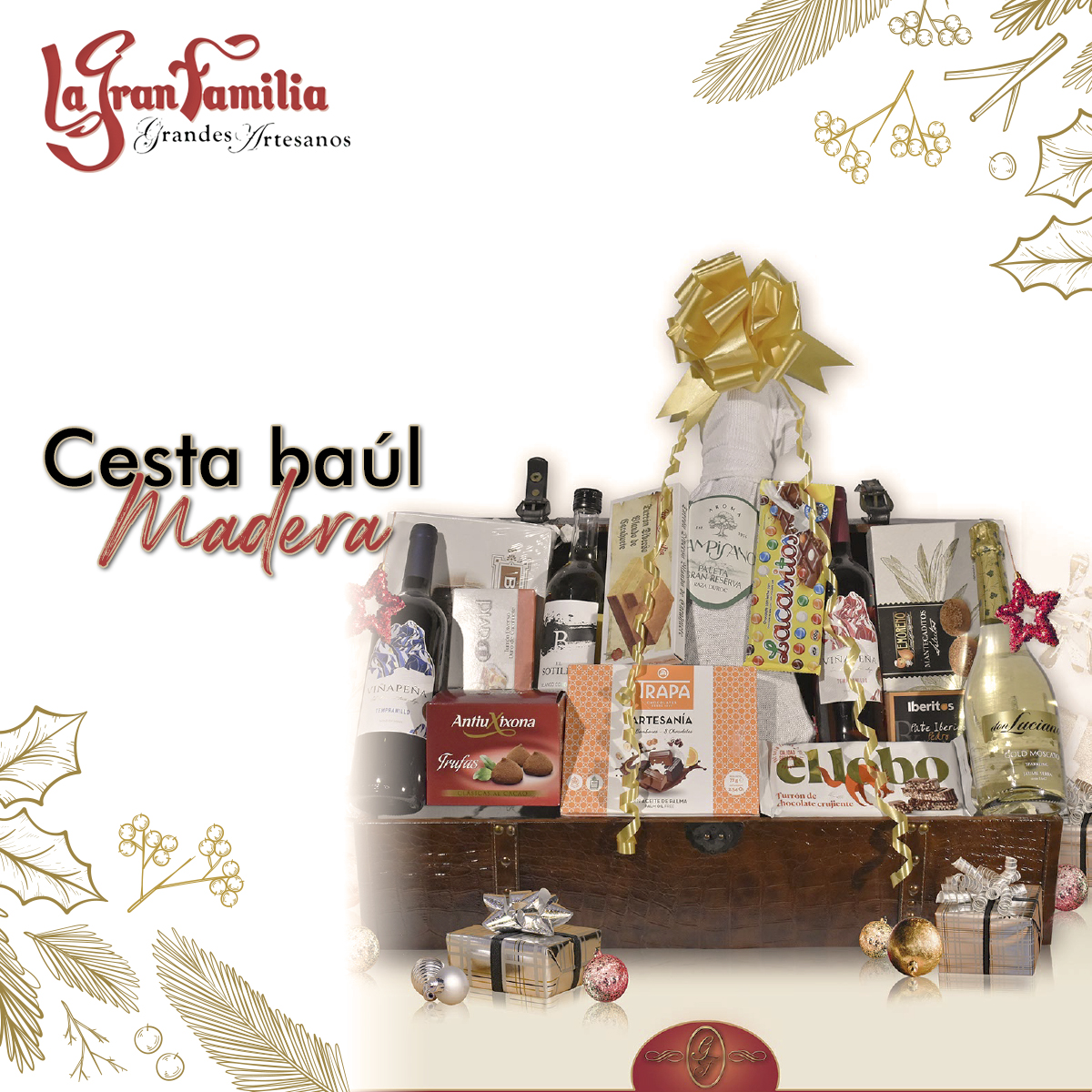 TurronesLGF's tweet image. Ya puedes hacer la reserva de nuestras #CestasDeNavidad con productos #Premium para tus #empleados, #familia o #clientes 🎁 Contacta con nosotros, haz tu pedido o solicita tu catálogo para descubrir nuestra variedad al completo