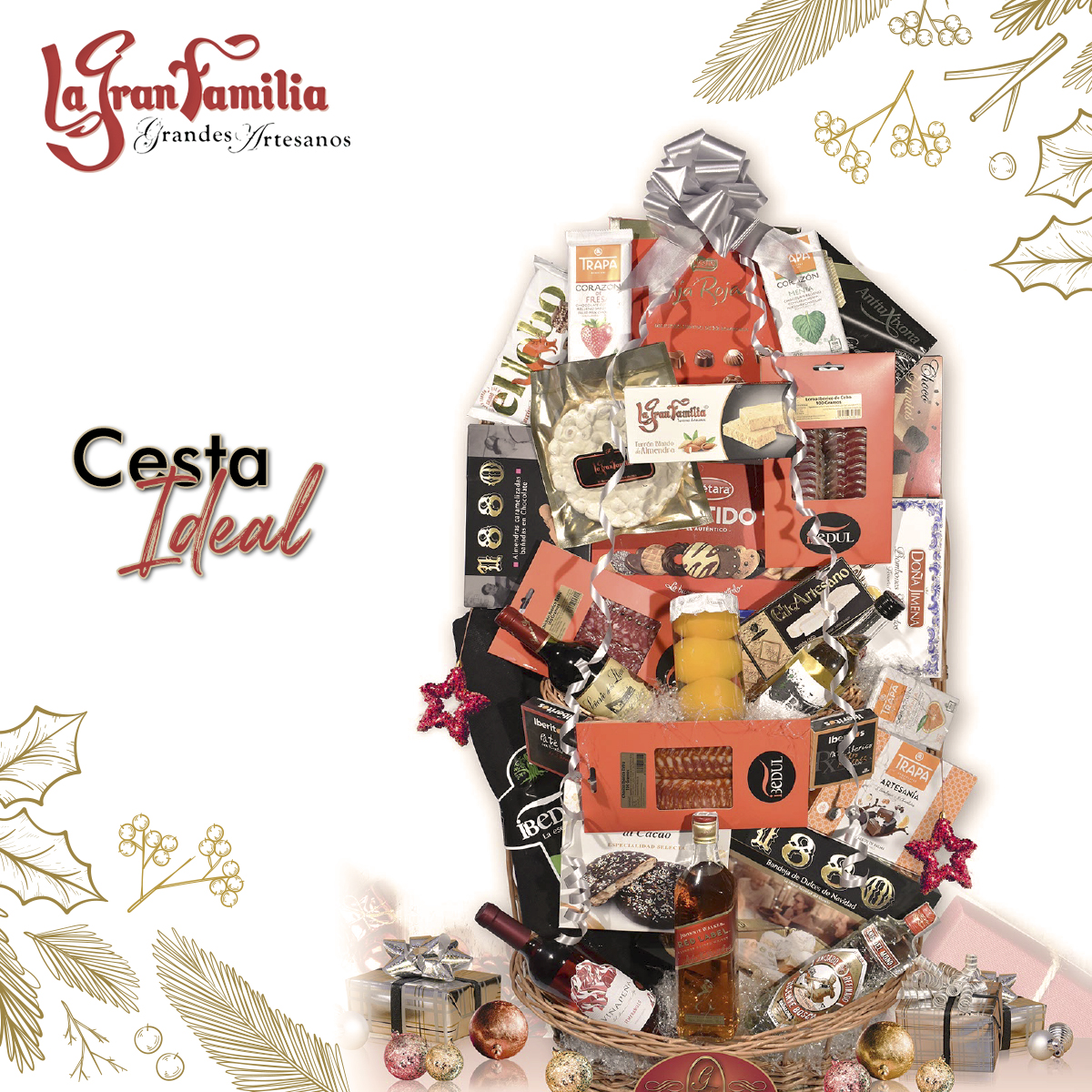 TurronesLGF's tweet image. Ya puedes hacer la reserva de nuestras #CestasDeNavidad con productos #Premium para tus #empleados, #familia o #clientes 🎁 Contacta con nosotros, haz tu pedido o solicita tu catálogo para descubrir nuestra variedad al completo