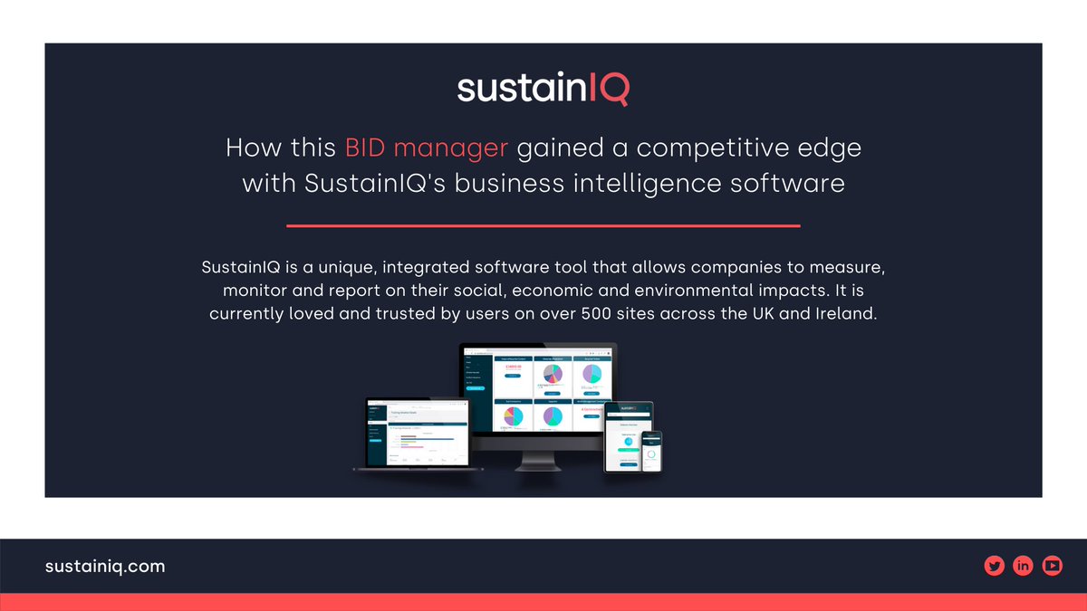 As a BID Manager in a construction company, writing winning tenders is crucial to success, so having accurate data to hand and infographics at the touch of a button is a huge help. Read how <a href="/SustainIQ/">SustainIQ</a> has helped Jude Jackson from <a href="/HeronBros/">Heron Bros</a> in her role.
hubs.la/H0Z22tq0