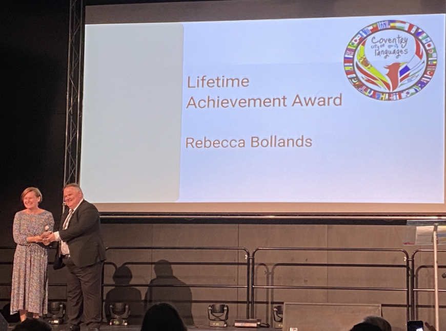 Well done to Mrs Bollands for her amazing achievement too!
