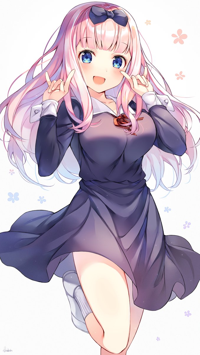 藤原千花 「藤原書記🎀🎀🎀 」|ぷきゅのすけ/絵師100人展参加いたします！のイラスト