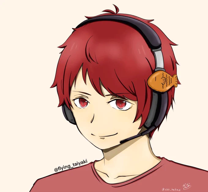 ※修正ありで載せなおし※たいやきさんのアイコン描かせていただきました 