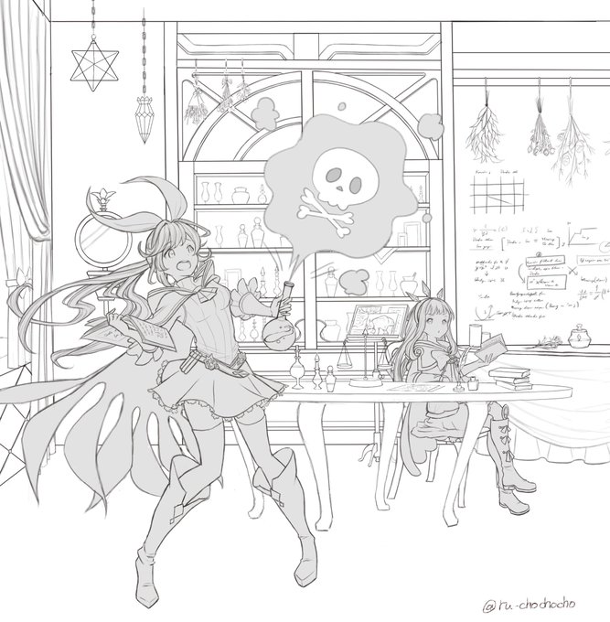 部屋描く練習で描いたやつ 