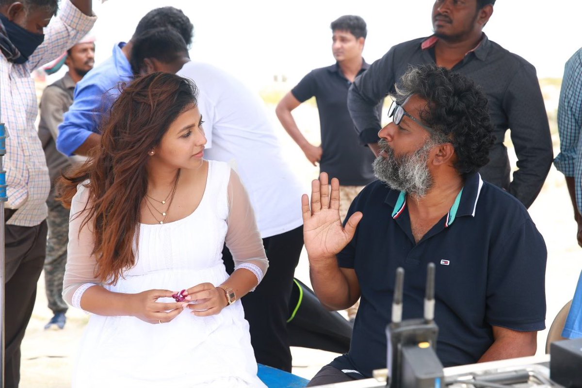 Happy birthday dear Ram sir ❤️ 
So grateful and hounered to have been directed by you again 🤗 
You are the person who I look up to everyday. 
wishing you all the love and happiness in world sir 🧿

#HBDDirectorRam