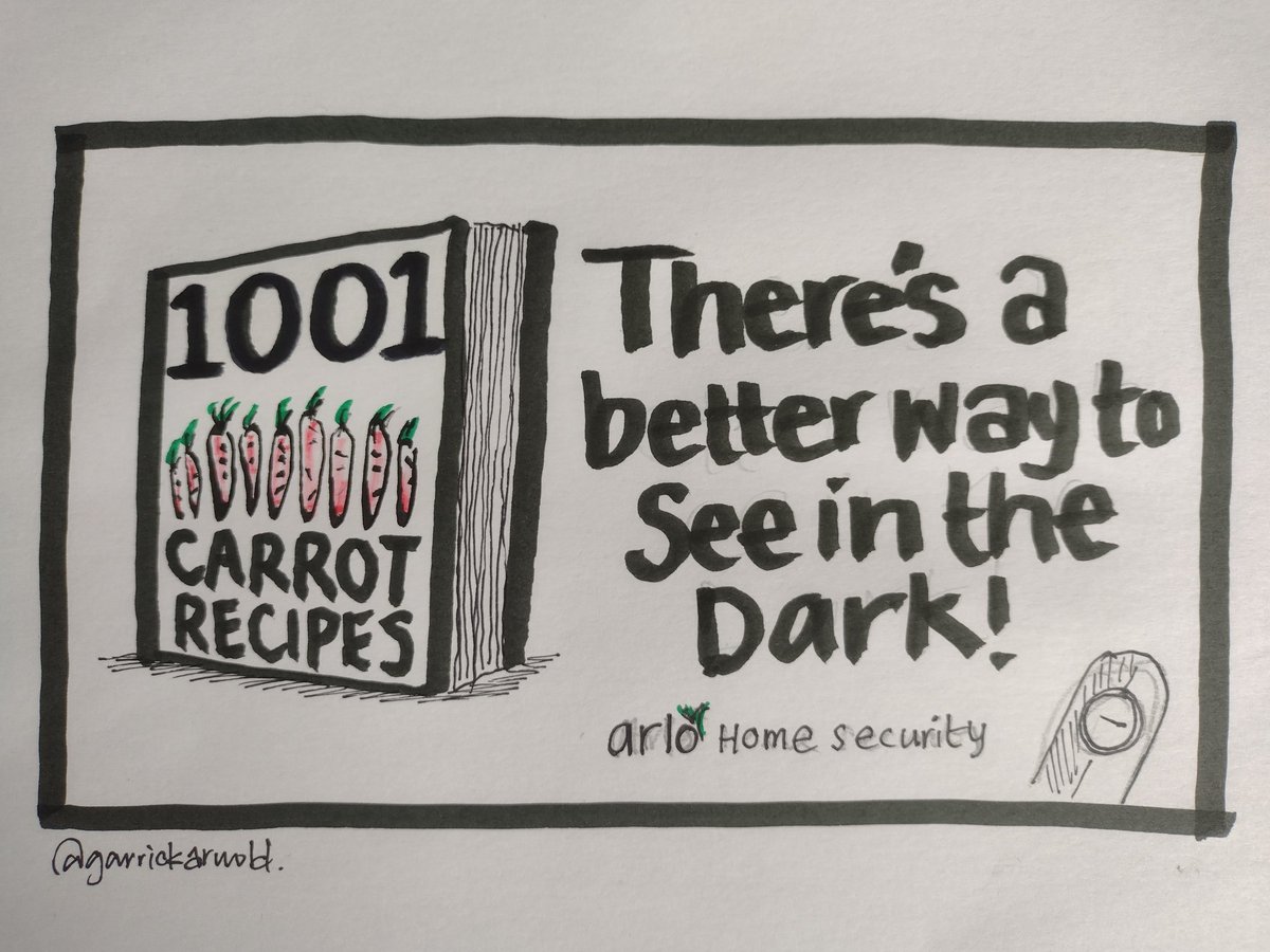 Carrots again.

<a href="/OneMinuteBriefs/">One Minute Briefs ⏱️</a>

Todays brief:
Create posters to demonstrate how you can have peace of mind by knowing your home is secure this winter, even in the dark, with <a href="/ArloEU/">Arlo EU</a> #DarkerNightsNeedArlo