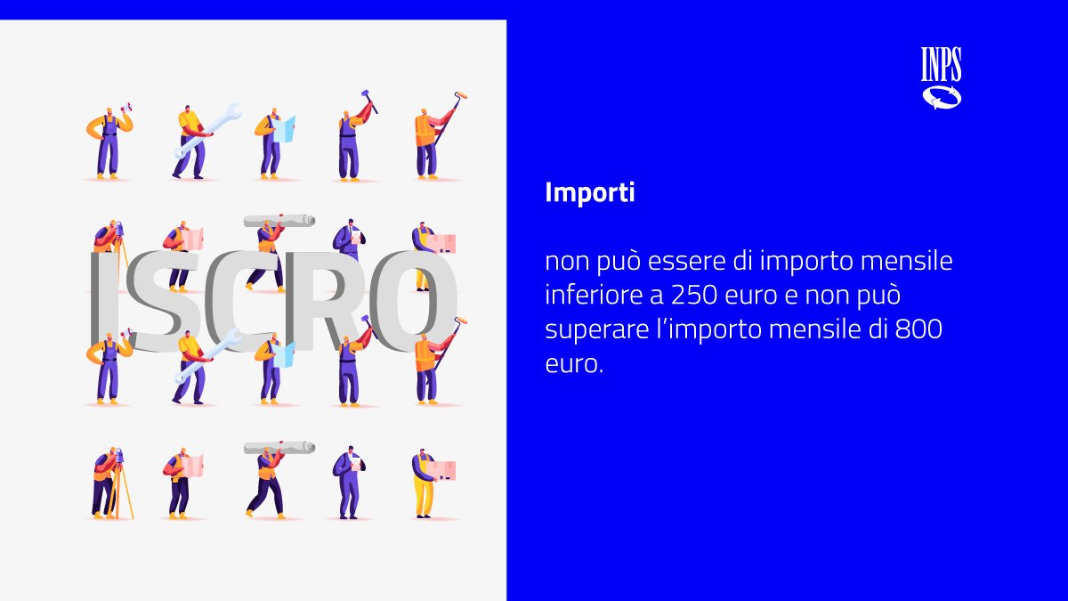 INPS_it's tweet photo. Qualche info utile su #ISCRO l'Indennità Straordinaria di Continuità Reddituale e Operativa. Domande entro il #31ottobre 2021.
Maggiori dettagli 👉 https://t.co/BobX9zMHXg
#InpsComunica #InpsCard https://t.co/xBKbz9HRPA
