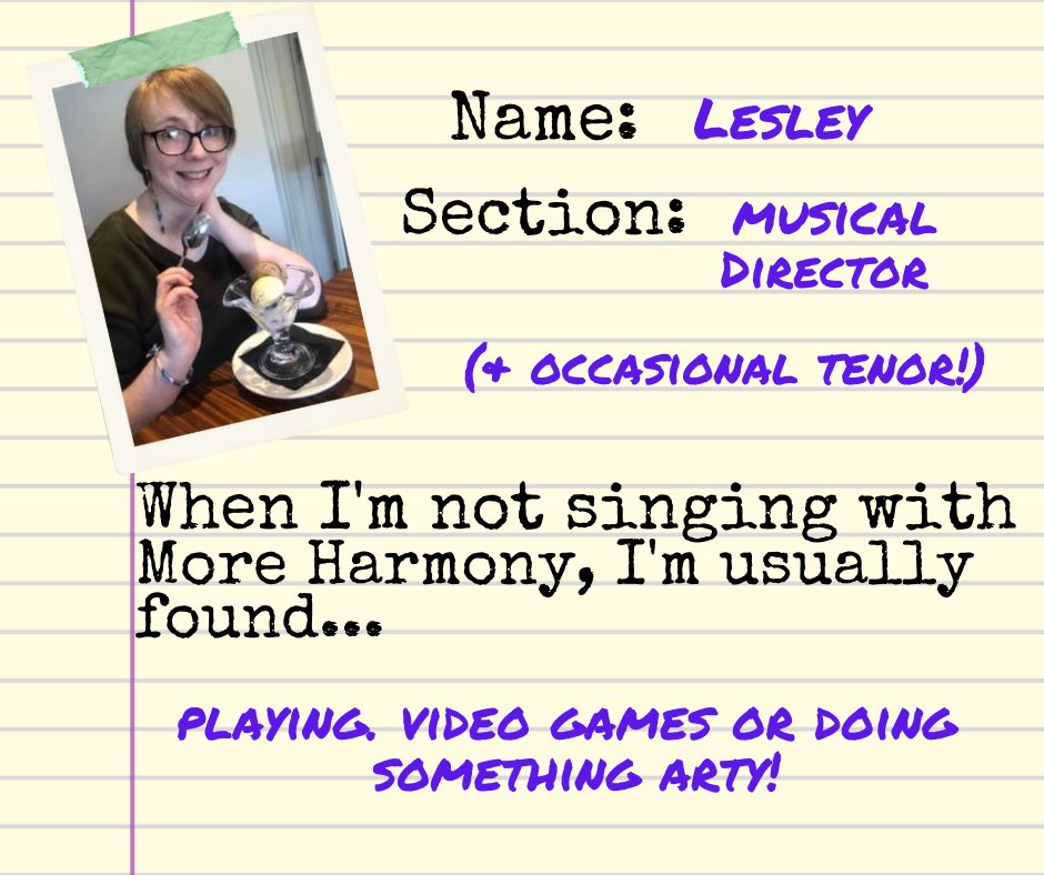 _MoreHarmony's tweet image. We know it’s scary to walk into a room full of strangers - we all did it when we first joined the chorus! So, ahead of our Christmas singing course, we thought we’d introduce you to the fab folks you could meet if you come along! Starting, of course, with our MD! #LABBS #Singing