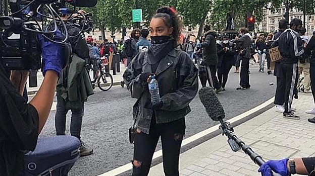 joanofarcqueen's tweet photo. Leigh-Anne Pinnock is a strong woman. https://t.co/u4dlsCfBwP