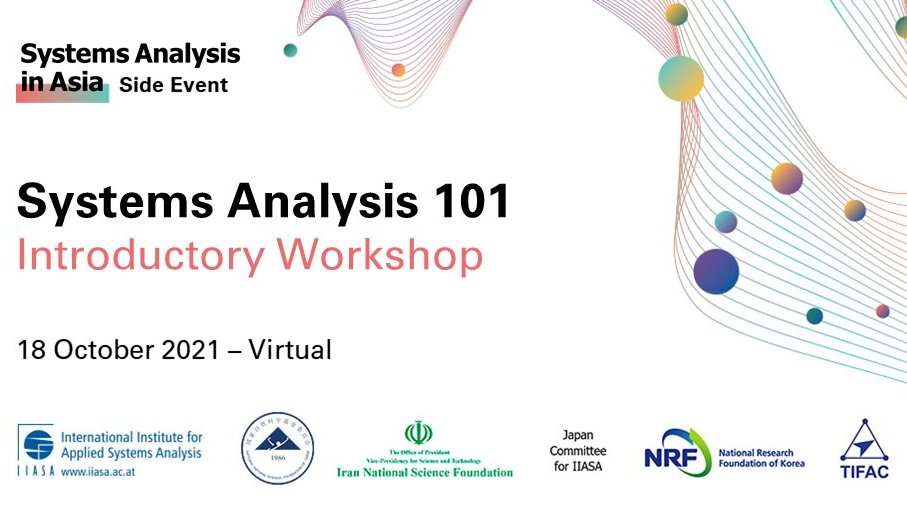 IIASAVienna's tweet photo. 📢 Join IIASA experts Gerit Hager, @arikaraji, Volker Krey, and  Fabian Wagner for a #SystemsAnalysis101 workshop!

Side event of Systems Analysis in #Asia 🌏 conference.
📆18 October 2021
8:00-Noon CEST

Register today: https://t.co/jmHCiScuIZ https://t.co/d0ZDimJyvs