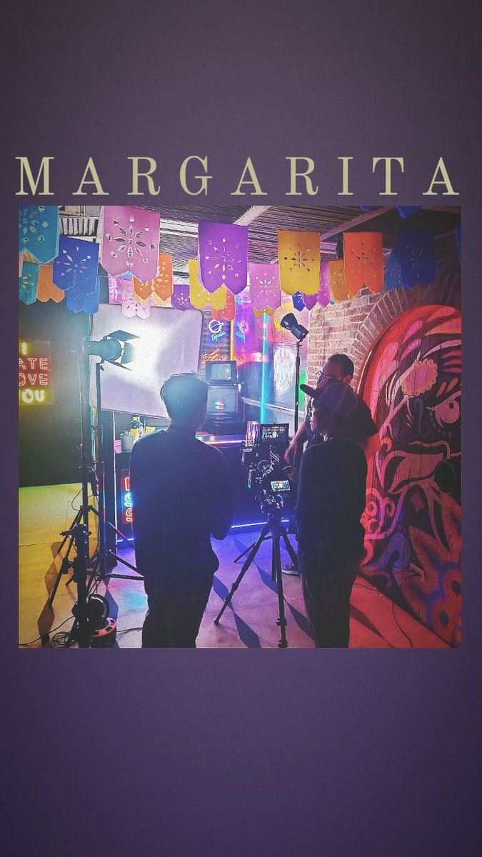 TankBautista's tweet photo. Some BTS from yesterday’s shoot!! It was glam & fun!! ✨ #MargaritaMV #TankBMusic https://t.co/G79t9SuA5s