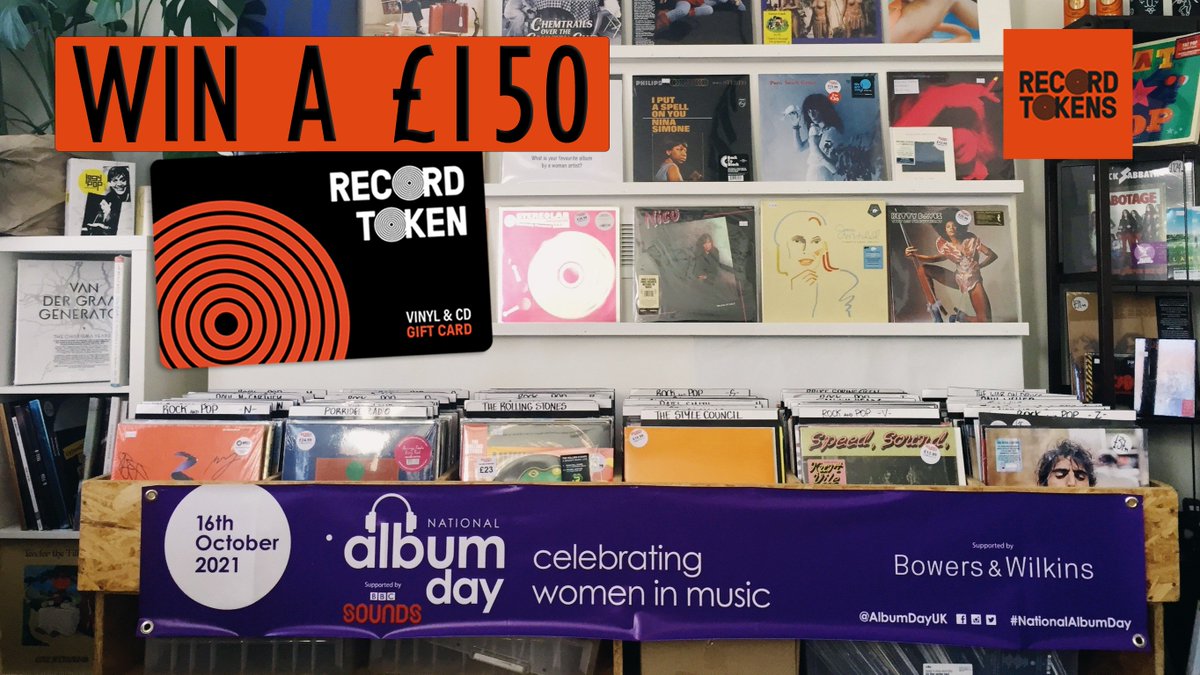 AlbumDayUK's tweet photo. It's #NationalAlbumDay this Sat 16th Oct💜 To celebrate, we're giving one lucky person £150 of @RecordTokens to spend on albums!
To enter, simply share a photo holding your favourite album and tag @AlbumDayUK, @RecordTokens, and #NationalAlbumDay! https://t.co/Fy1FoASpdD