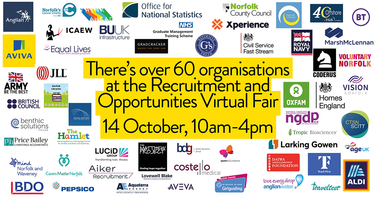 CALLING ALL STUDENTS 📣

What are you doing this Thursday? Cancel your plans as our annual Recruitment and Opportunities fair is on. And its virtual, so super easy to 'attend'. You won't want to miss it!  

Find out more and sign-up ➡️ bddy.me/2YIrxyn