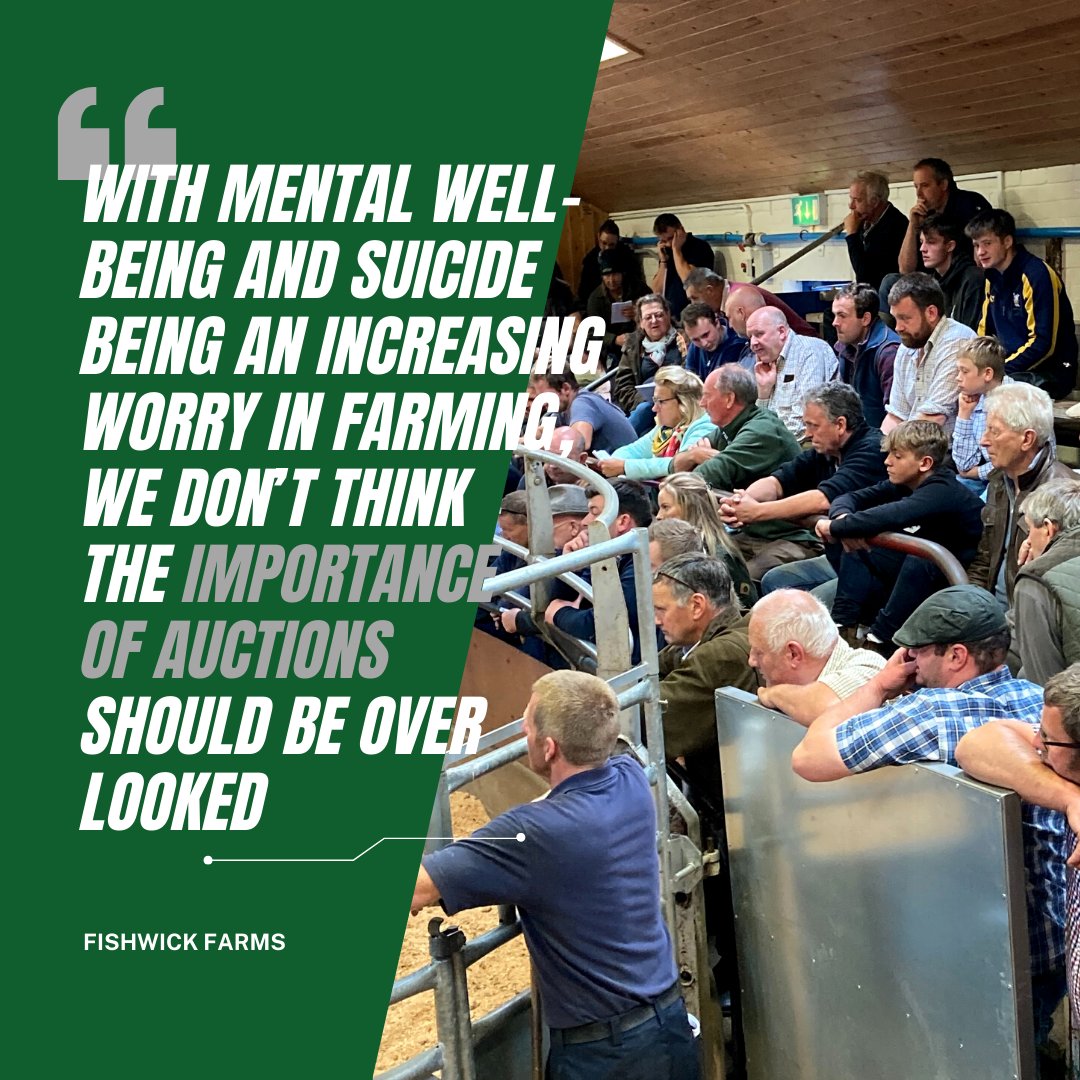 #AgMentalHealthWeek
Straight from the farmers mouth...the value of the auction mart in providing a social hub and tackling mental health in farming. 

'The auction offers a social hub where farmers can meet, talk livestock, have a brew, buy supplies and keep an eye on trade.'