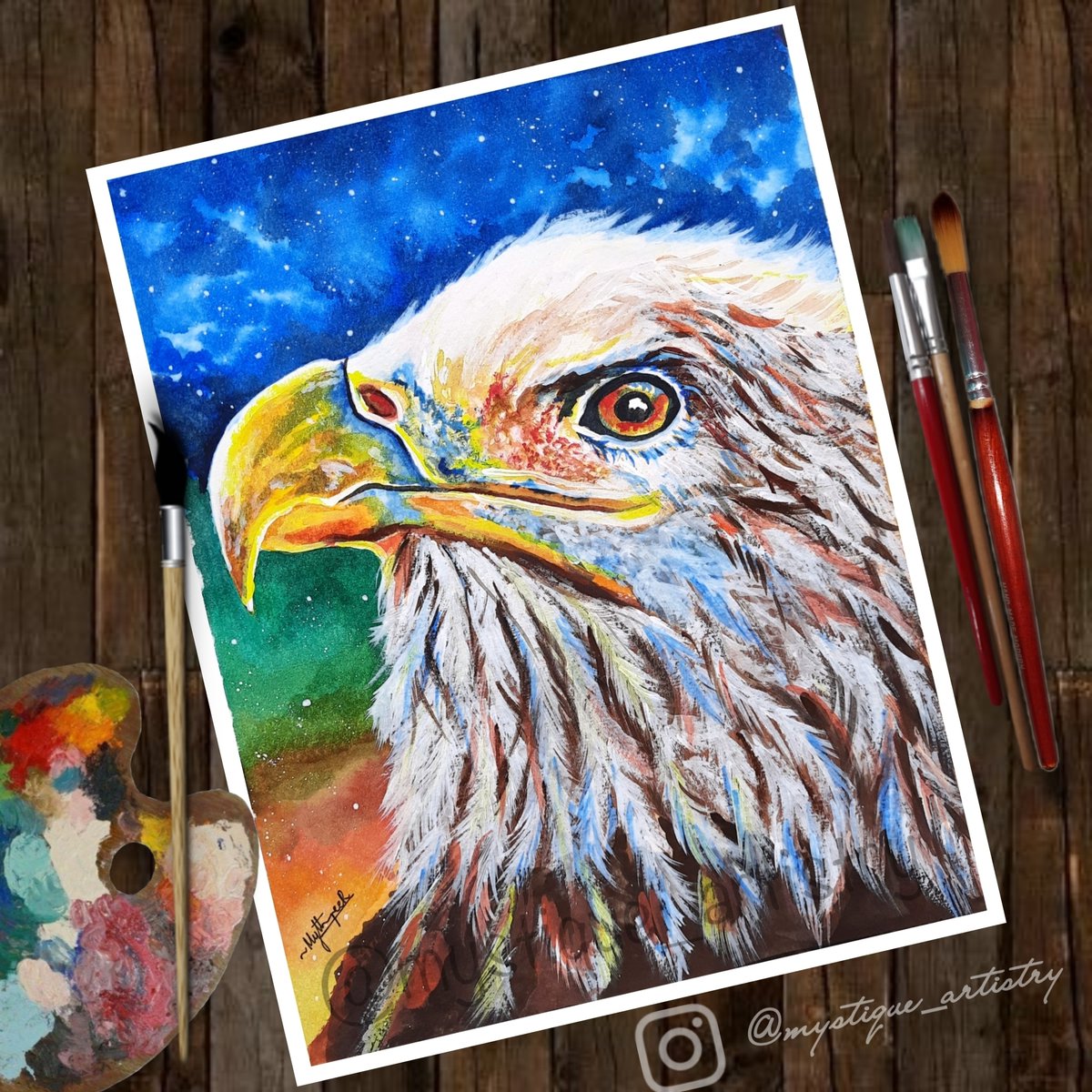 Mystique_Artist's tweet photo. Just Fly higher 🦅
.
.
#mystiqueartistry #mystique_artistry #mythusketch #acrylicpainting #Eagles https://t.co/1tBnReTilf