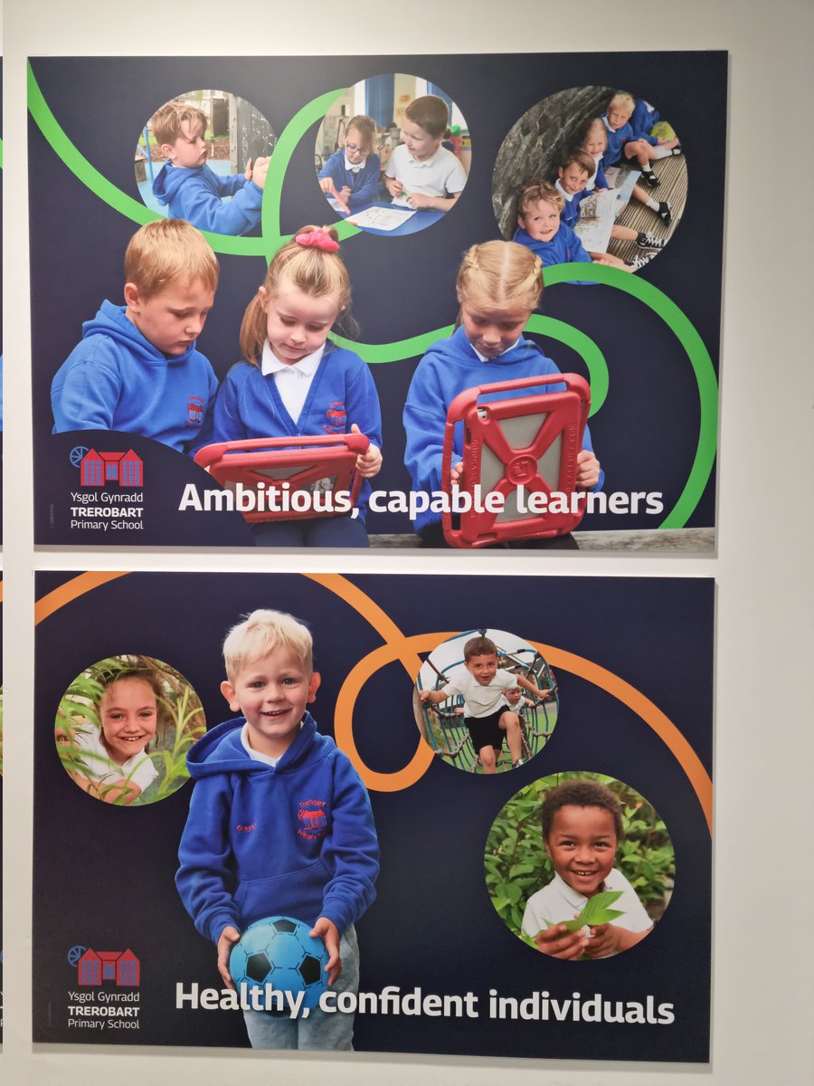 trerobart's tweet photo. So pleased with our fantastic curriculum boards from @ColorfotoUK #curriculum for Wales #TeamTrerobart #fourpurposes https://t.co/EkxLo2qPl8