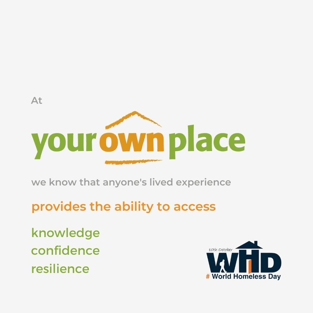 Mike_01010101's tweet photo. Sunday October 10th was World Homeless Day. At @yourownplace we prevent homelessness by empowering people to access their existing knowledge, confidence and resilience. #WorldHomelessDay #YourOwnPlace https://t.co/FMgqbHJXCw