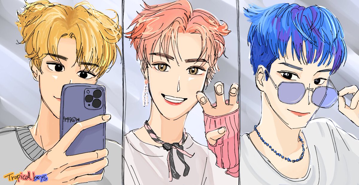 친구로부터 넘 기여운 선물을 받앗어요
트로피칼보이즈 
 /) /)
(｡･-･) 💛💖💙⁾⁾
#윤호 #산 #성화