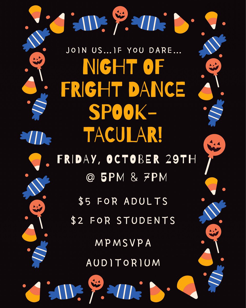 Take a look at our awesome flyer for this year’s Halloween Show! Please save and share this flyer with your friends &amp; family! <a href="/MPMSVPA/">Mt.PleasantMiddleVPA</a> <a href="/harkmc/">Melissa Harkreader</a> <a href="/dldugger/">Donald Dugger</a> <a href="/MikeMit42546882/">TSU-Art Education Coordinator</a> <a href="/DirectorJDavis/">Josh Davis</a> <a href="/mountpleasanttn/">Donna Morency</a>