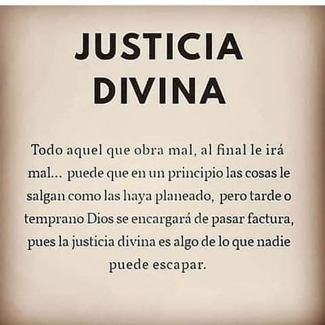 JUSTICIA DIVINA JUSTICIA DIVINA