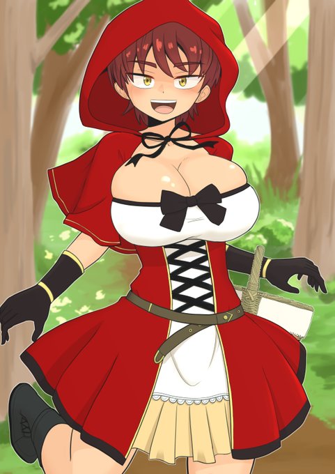 うちの子ハロウィンコス 赤ずきん柚 