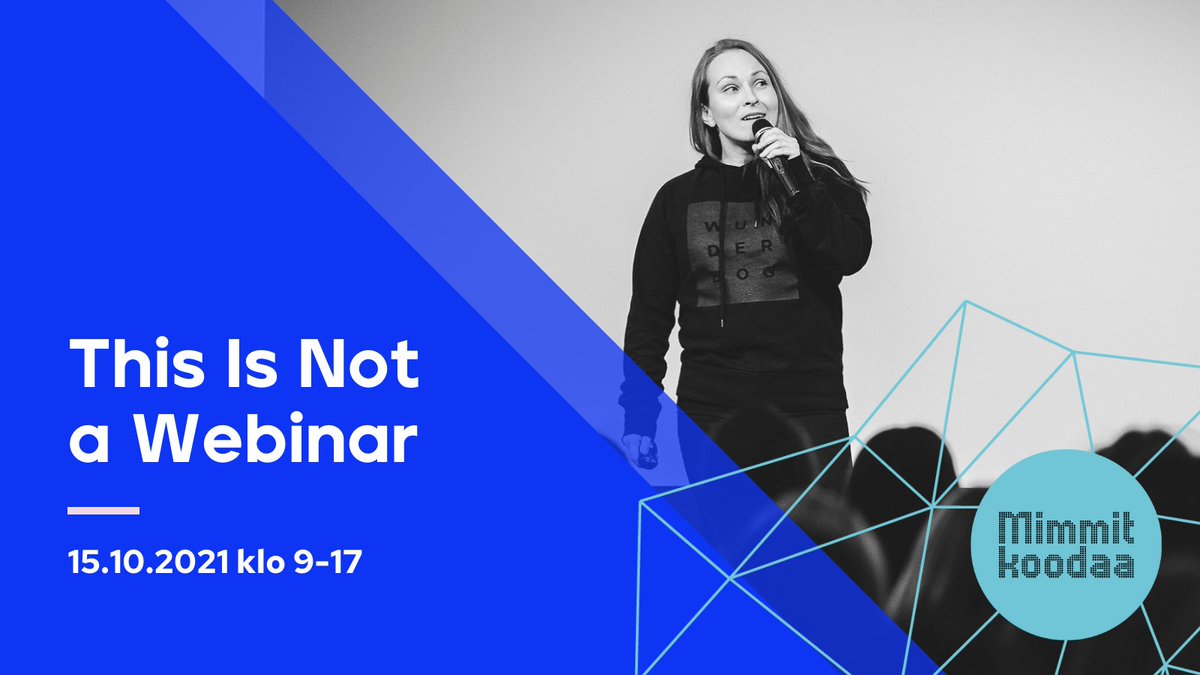 Olemme mukana Mimmit koodaa -virtuaalitapahtumassa 15.10. 🌠

#MimmitKoodaa-ohjelma levittää soveluskehityksen ja teknologian sanaa naisille, jotka ovat kiinnostuneita oppimaan teknologia-alasta, kokeilemaan ja verkoistoitumaan. 

Ilmoittaudu tapahtumaan ➡http://msft.it/6019Xsb0x