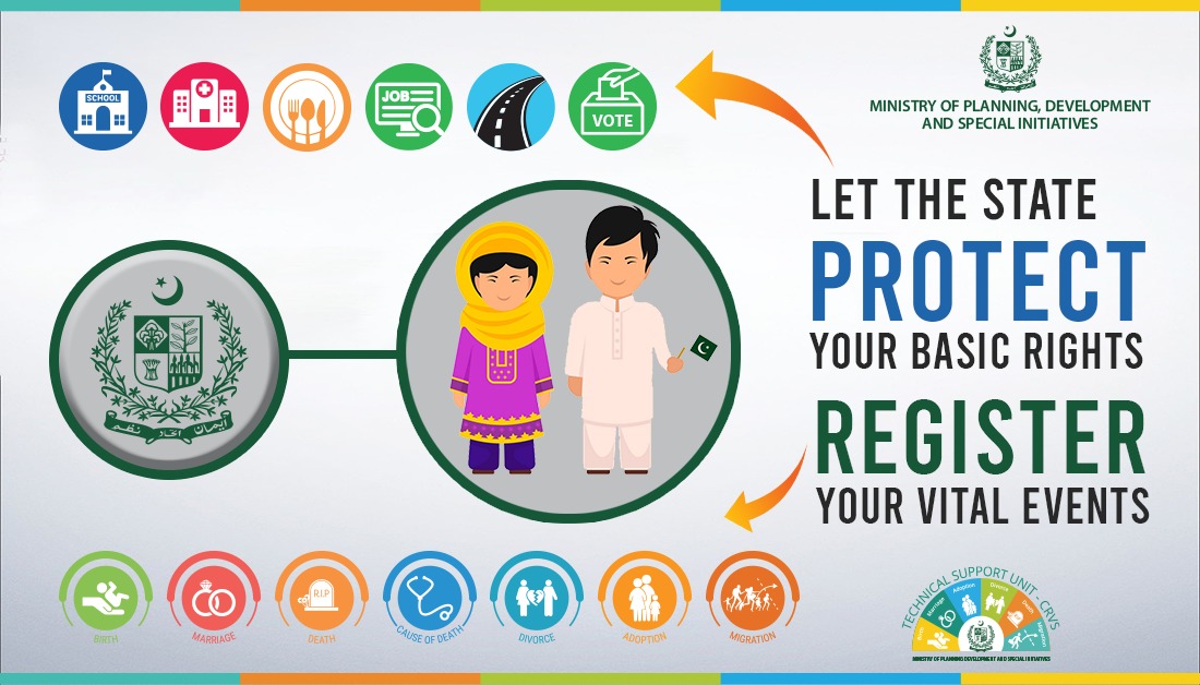 TSU_CRVS's tweet photo. Government of Pakistan is committed and striving to ensure that all citizens attain legal identity from the responsive civil registration system.
#CRVS #SDGs #DigitalPakistan #HumanRights #ChildProtection #Legal_Identity #EvidenceBasedPolicy #GenderEquality https://t.co/btCMvroIWT