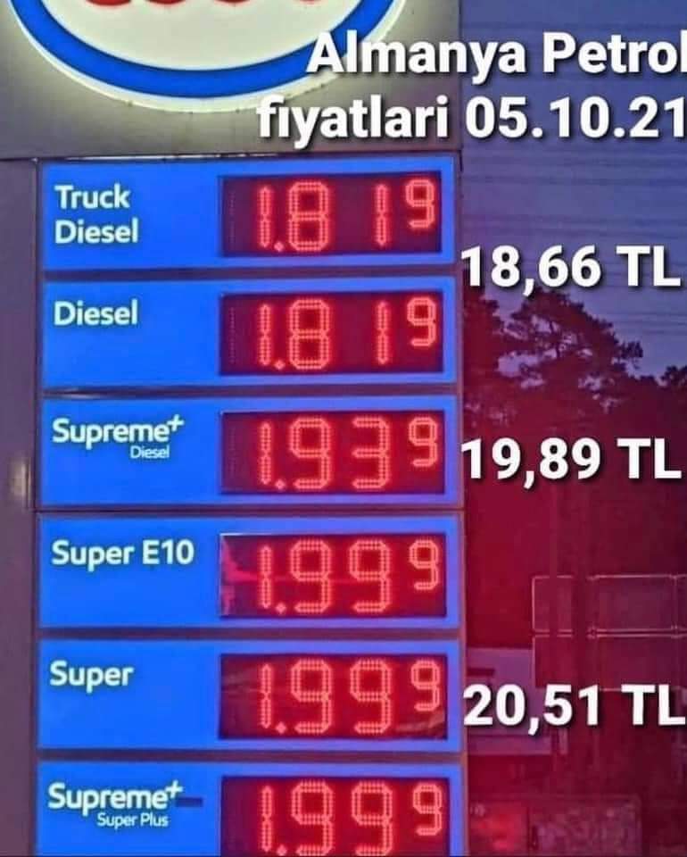 kayserinews com on twitter almanya da petrol fiyatlari benzin mazot https t co yvxaixftdg twitter
