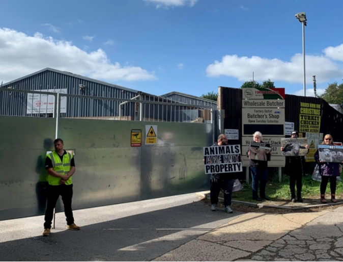 mr_blockchain's tweet photo. @TeleTVRadio #clarkson & #countryfile are #humanewash BS!
#reality is 100% removed from farming & food culture in the UK. They never show slaughter house footage, just pictures of happy lambs in fields.
Guarding slaughterhouses ensures the reality is never seen.
#ShowTheReality
#GoVegan https://t.co/1gd36wgA0S