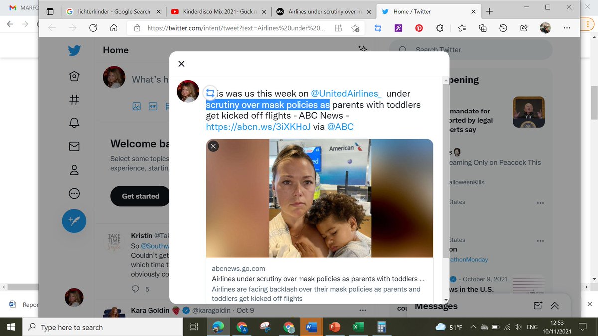 HollyDeCarlo's tweet photo. The @WHO says children aged 5 years and under should not be required to wear masks.
The exact age is somewhat arbitrary Dave Harrison, M.D. pediatric cardiology said. The recommended age is based on a child's ability to remove the mask by themselves in an emergency situation. https://t.co/ic1UMUTtpJ