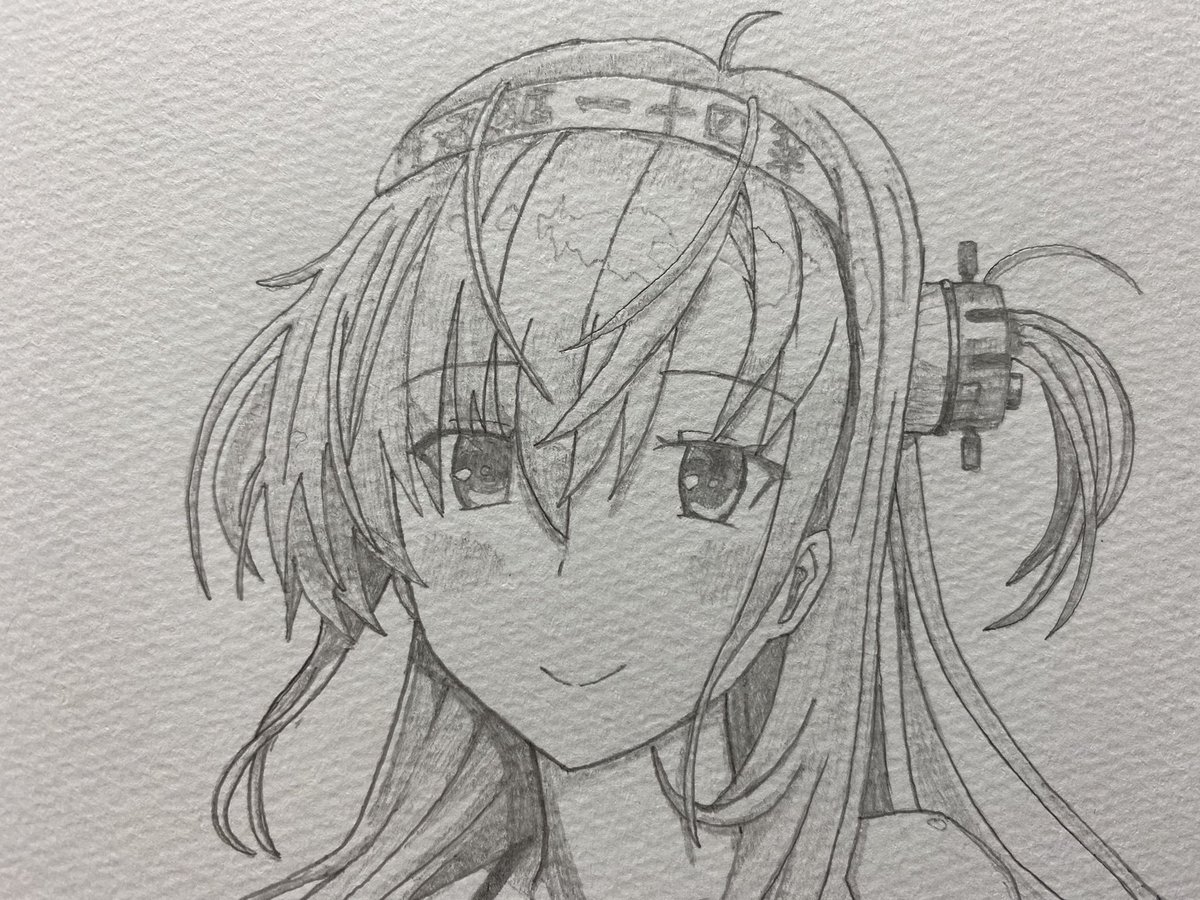 涼月さんの途中絵です。
途中まではいつも通りで完成…と思っていたのですが、もっと見たいという一部の方からの熱い声(?)を受け、今回は胸から上の構図に挑戦してみました…❗️
今回も沢山のいいねリツイートリプライ等、本当にありがとうございました‼️😊✨ 