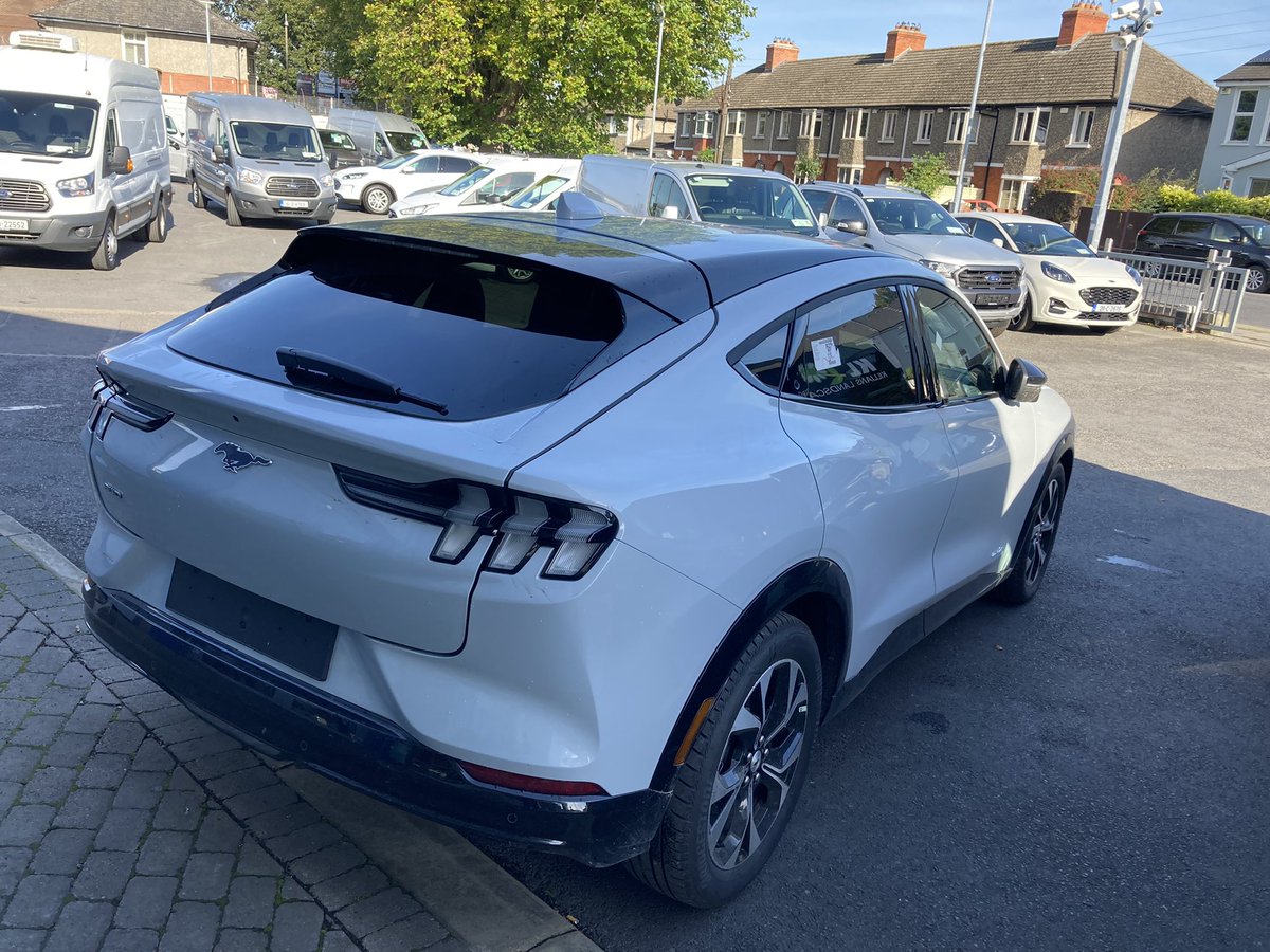 Spotted at Bright Ford Rialto this morning…a <a href="/FordIreland/">Ford Ireland</a> Mustang Mach-E.