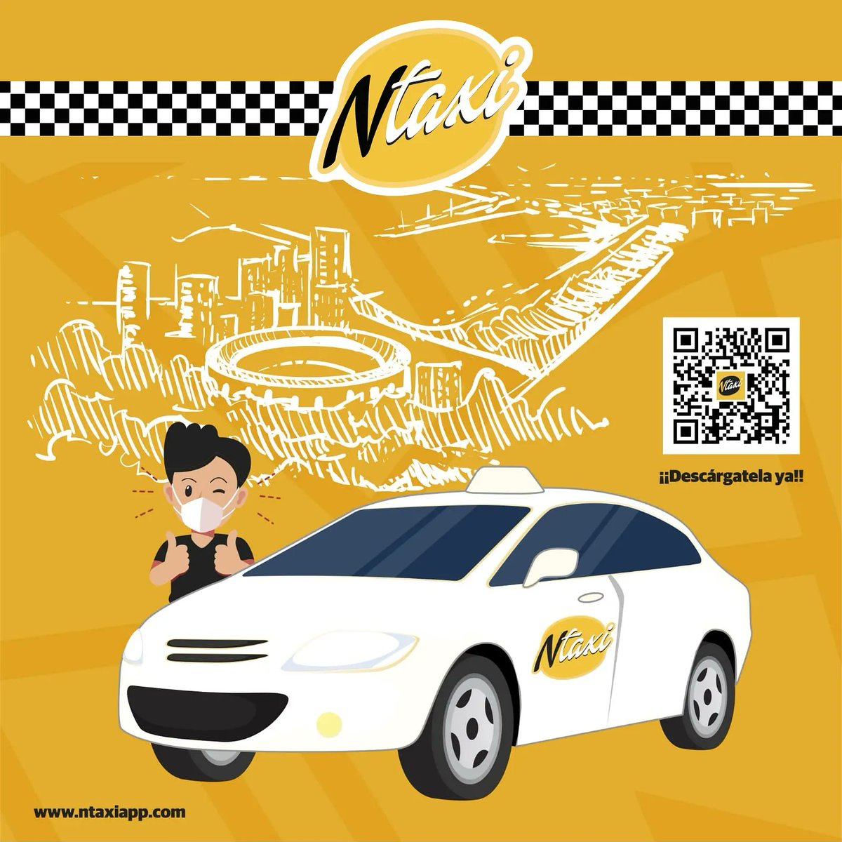 NtaxiMalaga's tweet photo. ¿Disfrutando el puente en Málaga? 🌅🌊👏👏¡Pues no te lo pienses y descárgate @Ntaxi_ para tus desplazamientos! ¡Seriedad, eficiencia y ahorro! 😜🎉🚕📱🙋
#ntaxiapp #malaga #PuenteDelPilar #CostadelSol https://t.co/i0C8jnCKon