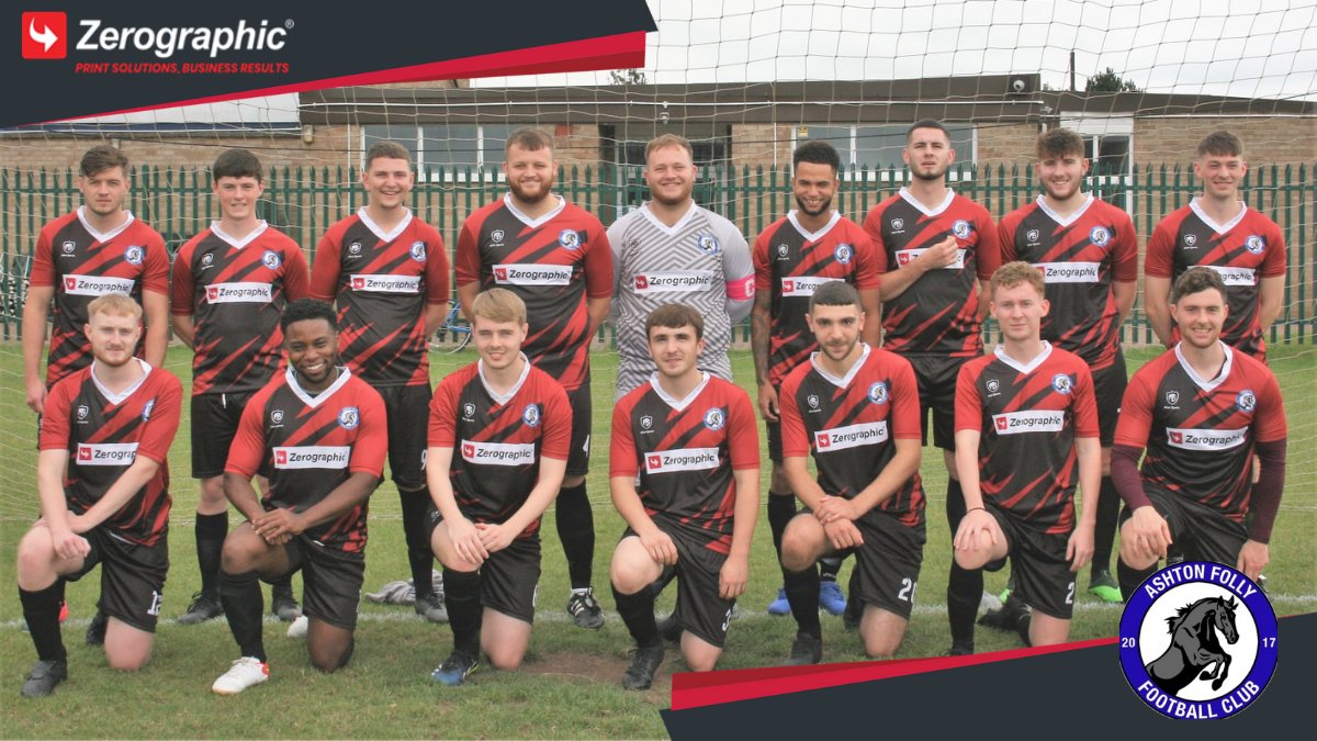 zerographicltd's tweet photo. Zerographic are proud to be #sponsors of the boys at @AshtonFollyFC! The team will be cheering you on in all of your future matches ⚽🏆 https://t.co/omfiow8RYq