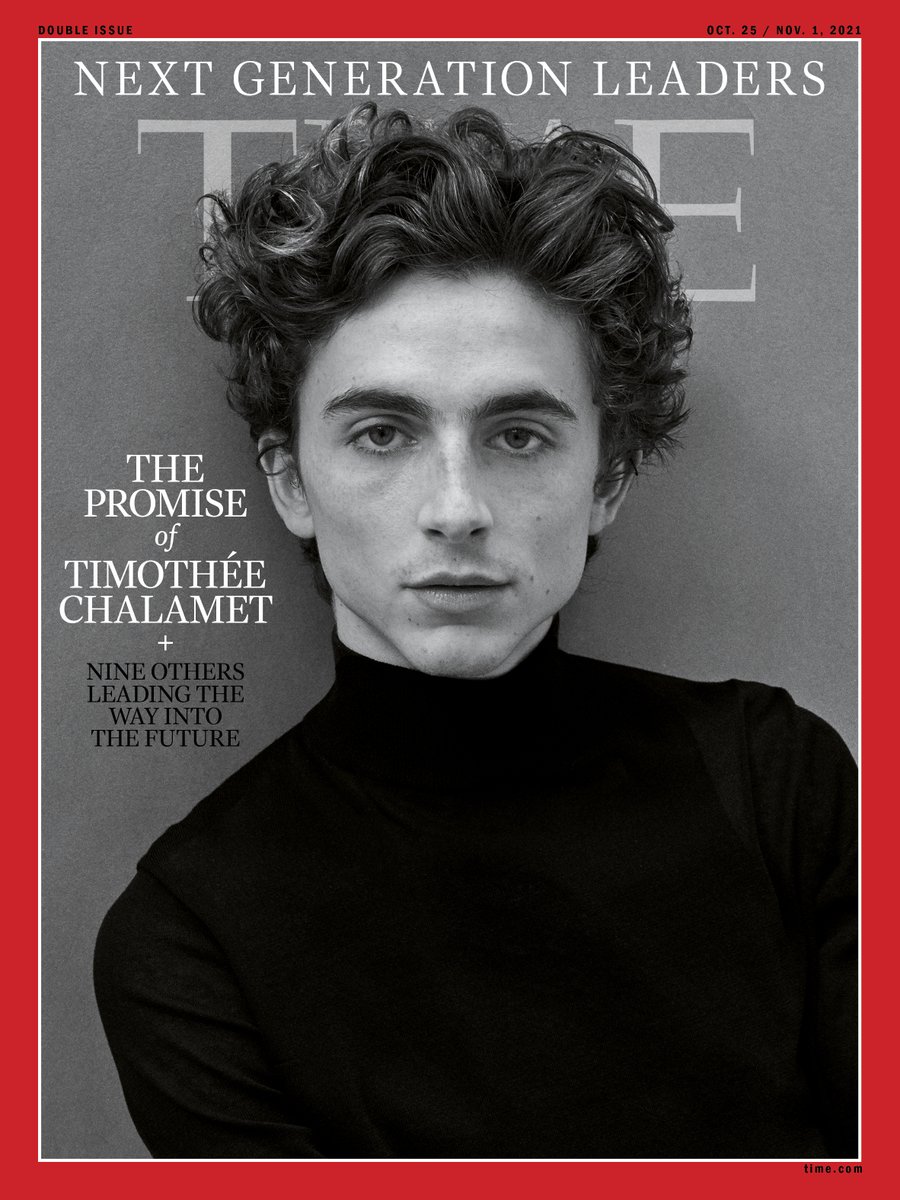 TIME's new cover: The promise of Timothée Chalamet (<a href="/RealChalamet/">Timothée Chalamet</a>) ti.me/3Dzbq57