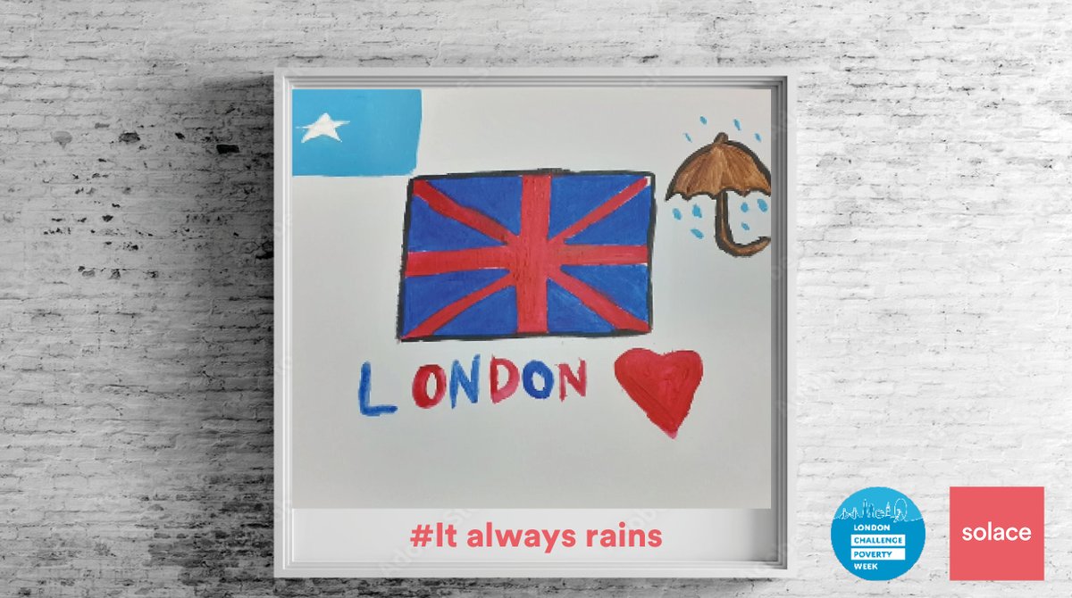SolaceWomensAid's tweet photo. Today we start our online art exhibition as a part of #LCPW. Thanks to @4in10, we were able to supply canvases & art supplies to women and children in our refuges. Keep an eye on our feed every day at noon to see some amazing children’s artwork! #PovertyFreeLondon #framingpoverty https://t.co/ZZY8L4qFgS