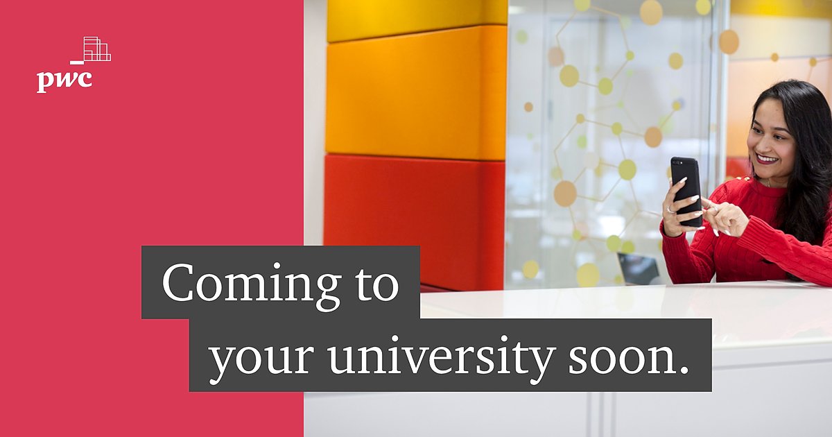 PwC_UK_Careers's tweet photo. Uni students, the countdown is on - we’re heading back to campus next week! We have an exciting challenge with the chance to win lots of big prizes. 

Follow us for updates: https://t.co/wzyGbNznfn https://t.co/ujjG0gNyiZ