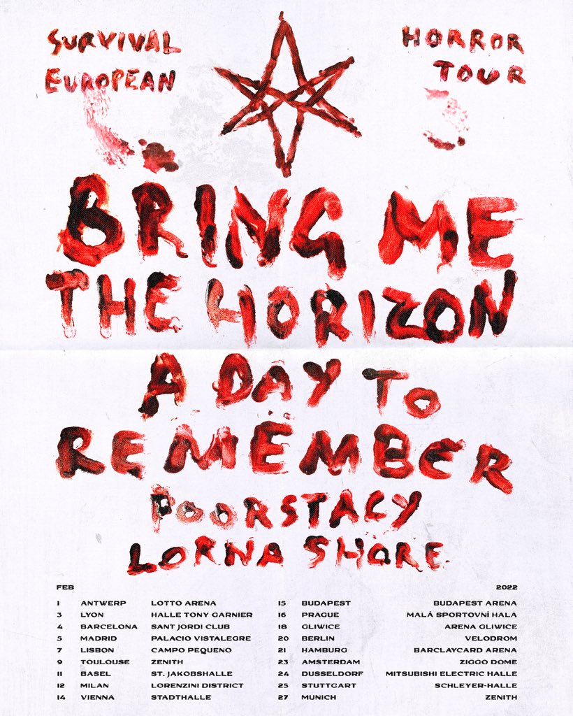 Lorna Shore on Twitter "Returning to reclaim Europe 🔪🩸 We will be