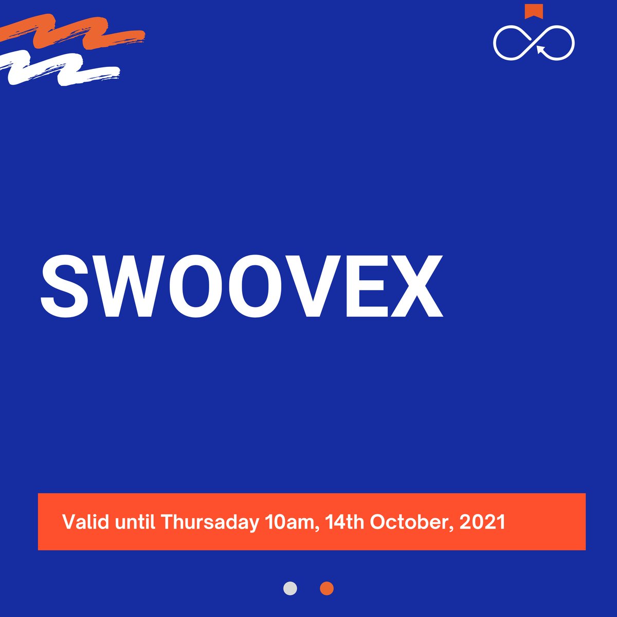 Hello Swoovers!

🥳Our DELIVERY PROMO is here again🥳

Book your delivery with our surprise DISCOUNT CODE and get an awesome deal!

Share with your friends who need to do a delivery. *valid until 10am, 14/10

Book now:swoove.page.link/app