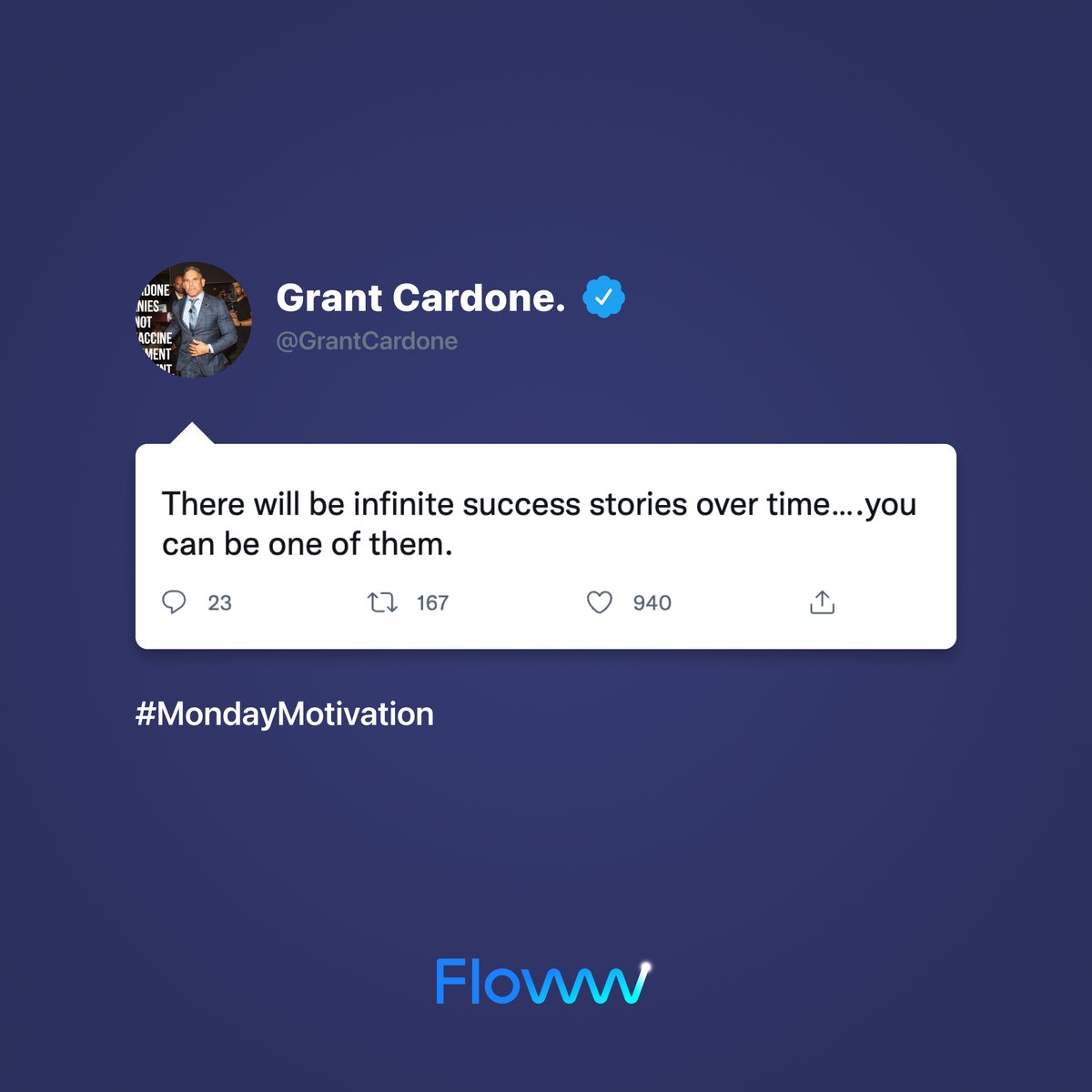Are you ready to be the next big success story? Let's Get It... 🙌 floww.io 

#mondaymotivation #monday #getfound #getfunded #entrepreneurs #startups #investing #investment