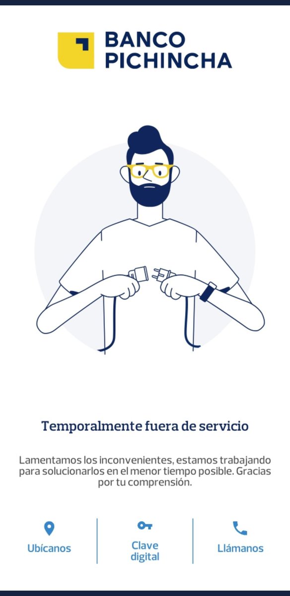 Lilyanic's tweet photo. Bendita la hora que confiamos en una institución así #BancoPichincha ya son 72h sin servicio @superbancosEC y nadie dice nada ni se pronuncian https://t.co/JoIrMeJ2E3