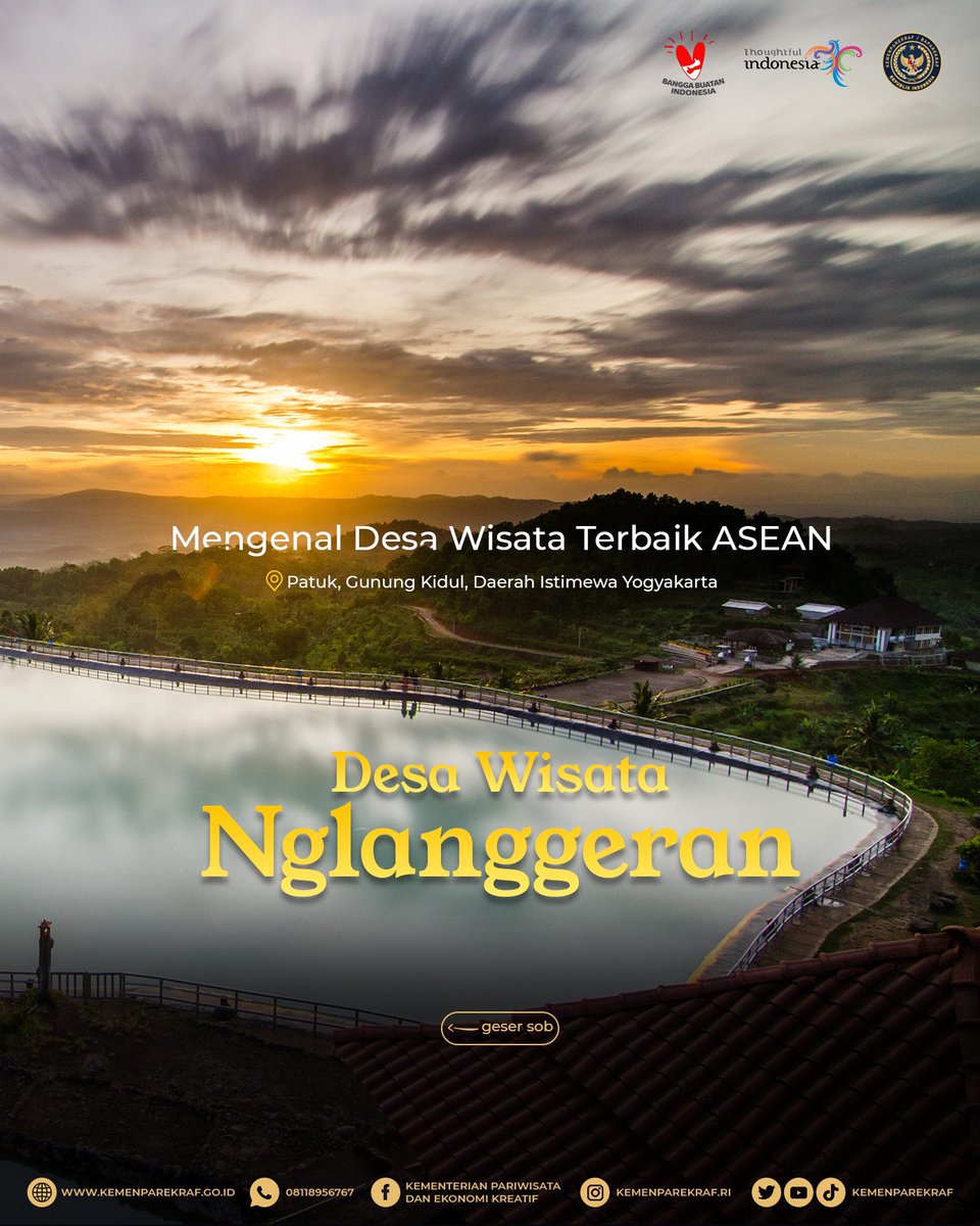 KemenPariwisata's tweet photo. Yuk, kenal lebih dekat sama salah satu desa dari 7 Desa Wisata Mandiri Inspiratif ADWI 2021! https://t.co/w8jXJ83Why